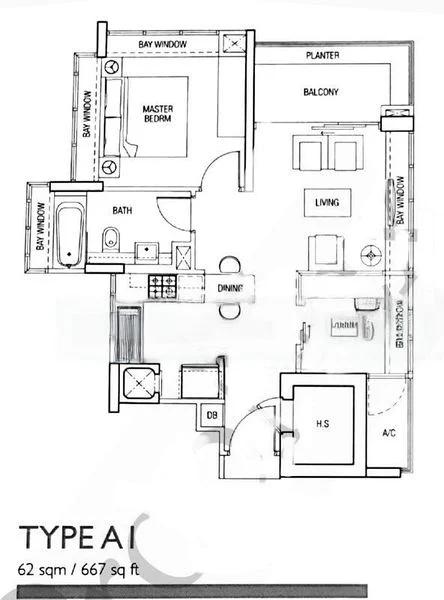 1 Bed Condo for Rent in  The Parc Condominium - Image 5